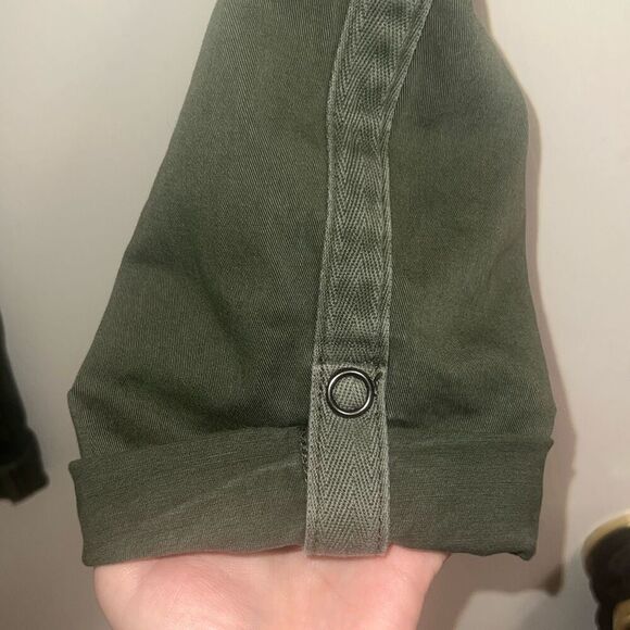 ✨Torrid Aviator Utility Crop Sz 14 Pants Army Green✨ - Picture 9 of 11